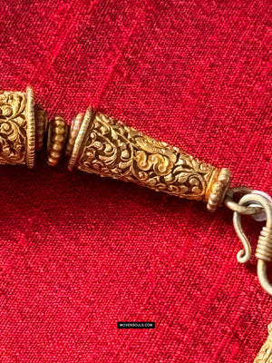1859 vieux collier tibétain himalayen