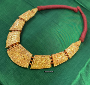 1862 Old Himalayan Tibetan Collier - Motif de cerf