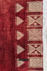 1864 Antique Tunecino Bakhnoug Shawl - Textil Art Masterpiece