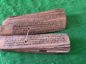 1866 Old Tamil Palm Leaf Manuscript / Ceylon