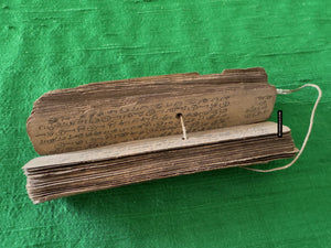 1866 Old Tamil Palm Leaf Manuscript / Ceylon