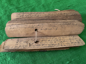 1866 Old Tamil Palm Leaf Manuscript / Ceylon