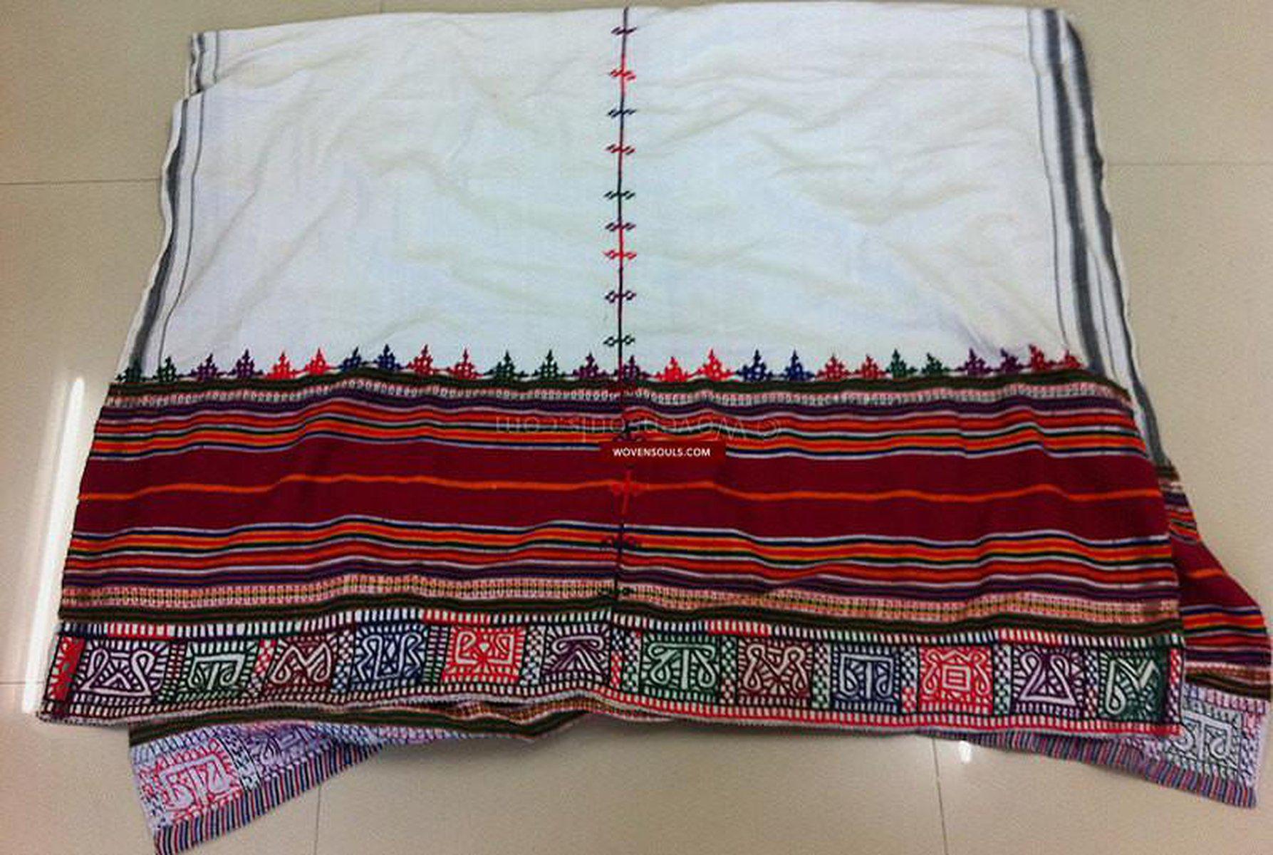 188 SOLD Rare Vintage Rabari Tribal Man's Garment Dhoti-WOVENSOULS-Antique-Vintage-Textiles-Art-Decor