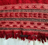 1889 Viejo tunecino Bakhnoug Chal - decoración de arte textil