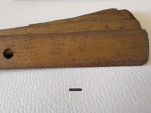 1890 Old Tamil Palm Leaf Manuscript  / Ceylon