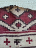 1898 TEXTILE INDIEN ANTIQUE TEXTILE PATOLA PRINT Toraja Fragment