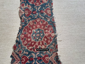 1900 Fragmento de Toraja de textiles de comercio indio de 1900