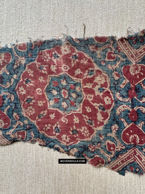 1900 Fragmento de Toraja de textiles de comercio indio de 1900