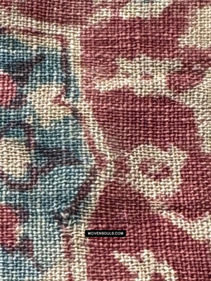 1900 antichi tessili commerciali indiani Toraja frammento