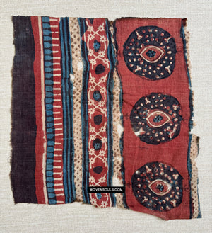 1902 Antique Indian Trade Textile Toraja Fragment