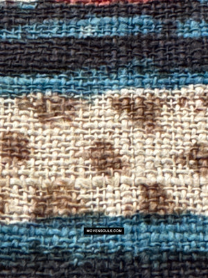 1902 antikes indisches Handels Textile Toraja -Fragment