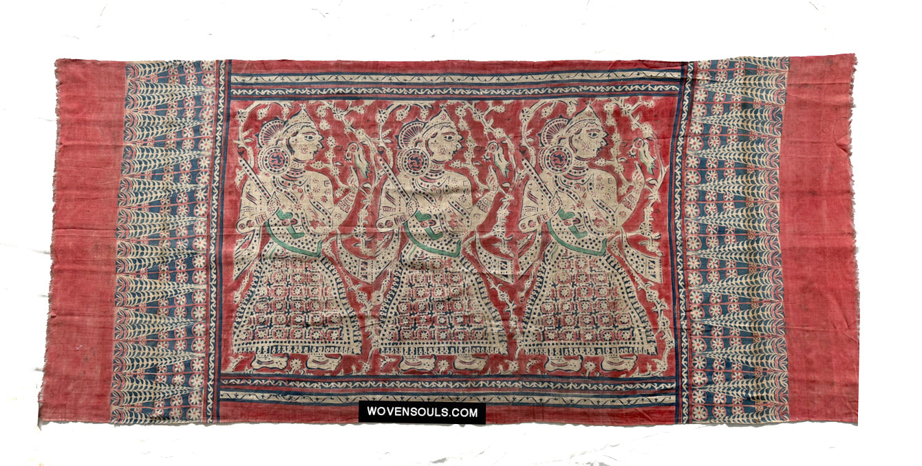 1906 SOLD Large Toraja Ceremonial Cloth with Female Musicians