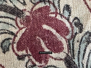 1908 Fragment de Toraja du textile du commerce indien antique