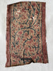 1911 Textile du commerce indien antique Fragment de tissu fin Toraja