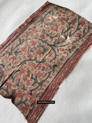 1911 Antique Indian Trade Textile Toraja Fine Cloth Fragment