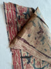 1911 Textile du commerce indien antique Fragment de tissu fin Toraja