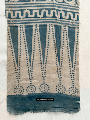 1916 Antique Ceremonial Toraja Sarita  - Batik Textile Art