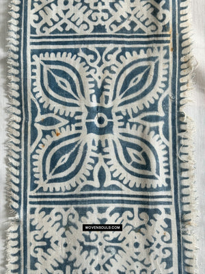 1917 Rare Motifs - Antique Ceremonial Toraja Sarita w/ Human Figures