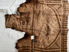 1921 Antique Ceremonial Toraja Sarita Textile Fragment - Brown