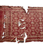 1924 TEXTILE ANTIQUE INDIEN TEXtile Patola Print Toraja Fragment