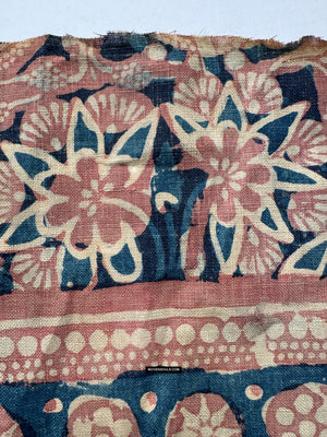 1933 Antique Indian Trade Textile Toraja Fragment
