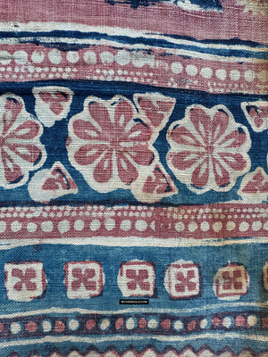 1938 Mixed Group of Antique Indian Trade Textile Toraja Fragments