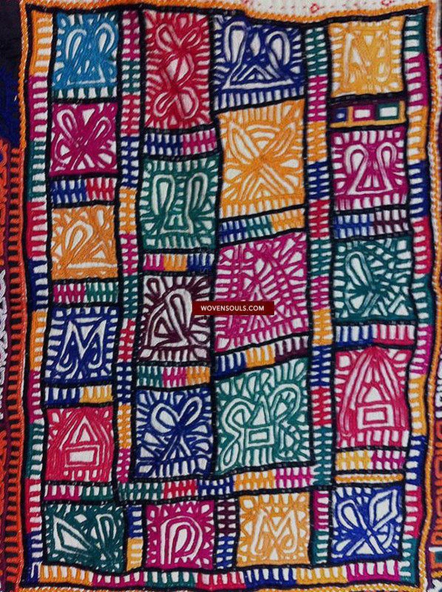 194 Vintage Tribal Dowry Bag Textile Kutch Gujarat-WOVENSOULS-Antique-Vintage-Textiles-Art-Decor