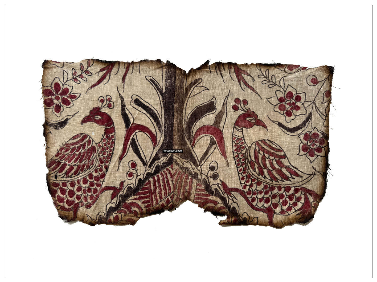 1942 Antique Indian Trade Textile Toraja Fragment