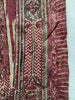 Paire de 1943 - Fragment de Toraja à imprimé textile commercial indien antique