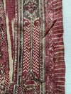 Paire de 1943 - Fragment de Toraja à imprimé textile commercial indien antique