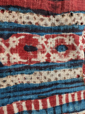 1947 Antique Indian Trade Textile Toraja Fragment