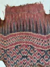 1953 Antique Sulawesi Ikat Textile Fragment - Human Cutout