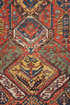 1960 Masterpiece Dragon Sumac Soumac Rug Carpet with Humans, Animals & Birds