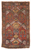 1960 Masterpiece Dragon Sumac Soumac Rug Carpet with Humans, Animals & Birds