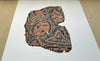 1965 SOLD Antique Indian Trade Textile Toraja Fragment - Indigo flowers