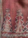 1970 Antique Iban cerimoniale ikat - punti blu