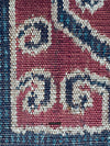 1970 Antique Iban cerimoniale ikat - punti blu