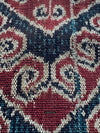 1970 antiguo Iban ceremonial ikat - puntos azules