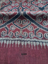 1970 Antique Iban cerimoniale ikat - punti blu