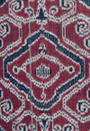 1970 Antique Iban cerimoniale ikat - punti blu