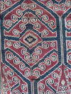 1970 Antique Iban Ceremonial Ikat - Blue Dots