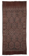 1970 Antique Iban Ceremonial Ikat - Blue Dots