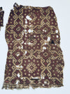 1974 Paar - antiker indischer Handels Textile Toraja -Fragmente Patola Print