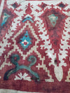 1976 Antique indien Textile Textile Toraja Fragment Patola Print