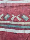 1976 Antique indien Textile Textile Toraja Fragment Patola Print