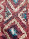 1976 Antike indische Handels Textile Toraja Fragment Patola Print