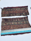 1979 Group de fragments de Toraja textile du commerce indien antique