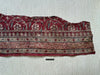 1981 antikes indisches Handelstuch gedruckter Textile Toraja -Fragment