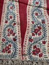 Paire de 1982 - Fragment de Toraja textile Kalamkari Antique Indian Tissu Kalamkari