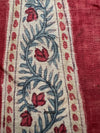 1982 Paar - antikes indisches Handelsgewebe Kalamkari Textile Toraja -Fragment